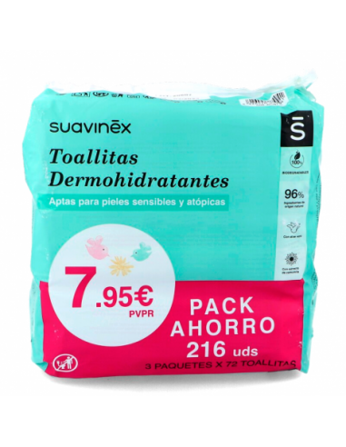 Suavinex Toallitas húmedas para bebé desde 1,98 €