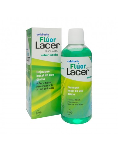 LACER COLUTORIO FLUOR MENTA 0,05 500ml