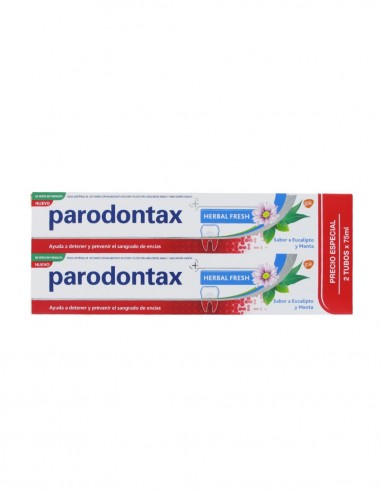 PARODONTAX HERBAL PACK 2 DE 75ml